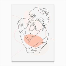 Mother And Child Mothers day 4 Canvas Print