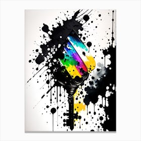 Rainbow Key Canvas Print