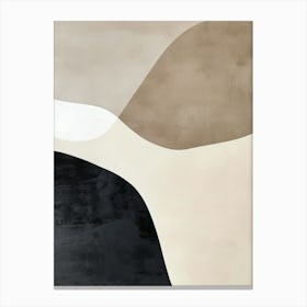 Hushed Dynamics Minimalist Style Canvas Print