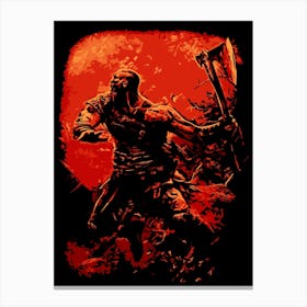 God Of War 7 Canvas Print