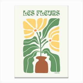 LES FLEURS DU JARDIN Canvas Print