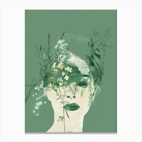 Woman'S Face 1 Canvas Print