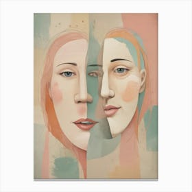 Two Faces 2 Canvas Print