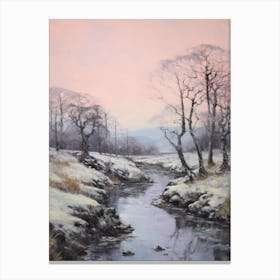 Dreamy Winter Painting Killarney National Park Ireland 2 Canvas Print