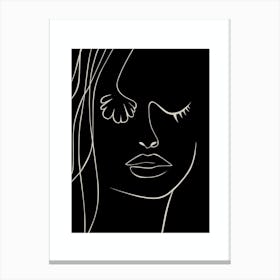 Abstract Face 1 Print Canvas Print
