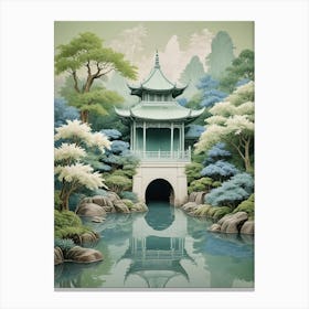 Oriental Serenity no2 Leinwandbild