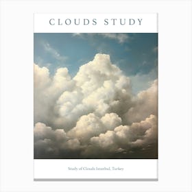 Study Of Clouds Istanbul, Turkey Canvas Print