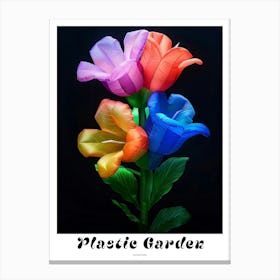 Bright Inflatable Flowers Poster Aconitum 3 Canvas Print