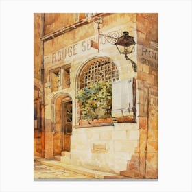 Cafe In Paris Canvas Print