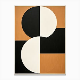 Beige Bauhaus Waltz Canvas Print