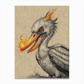 Pelican 9 Canvas Print