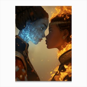 Fire And Ice Canvas Print