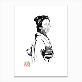 Old Lady Canvas Print