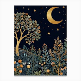 Night In The Garden 2 Canvas Print