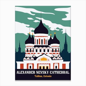 Alexander Nevsky Cathedral Canvas Print