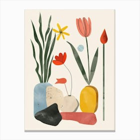 Cute Objects Abstract Collection 13 Canvas Print
