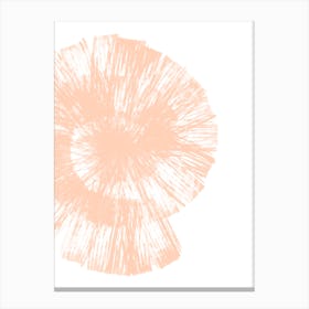 Peach Fuzz Shell Canvas Print