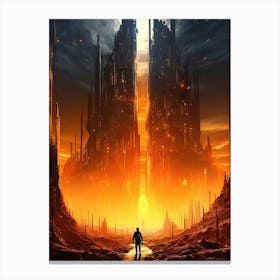 Space City 1 Canvas Print