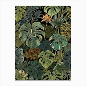 Tropical Leaves 7 Canvas Print