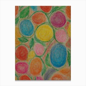 Pastels On Paper Canvas Print