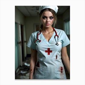 Can't Sleep?...Call The Night Nurse~Reimagined 4 Canvas Print