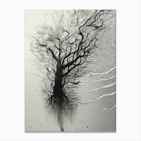 Branching Out Abstract Canvas Print