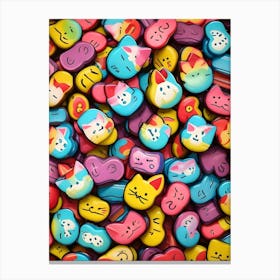 Kawaii Candie Canvas Print