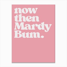 Now Then Mary Bum Canvas Print