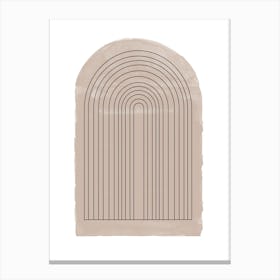 Arch Minimalism Canvas Print