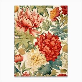 Floral Wallpaper 34 Canvas Print