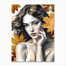 Autumn's Golden Whisper Canvas Print