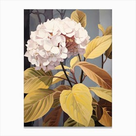 Hydrangea 1 Flower Painting Canvas Print
