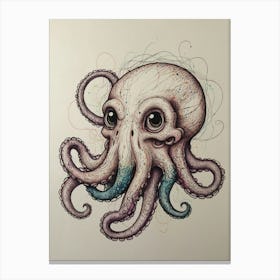 Octopus 14 Canvas Print