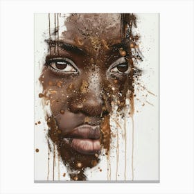 'Black Woman' 7 Canvas Print