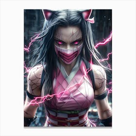 Lightning Ninja Canvas Print