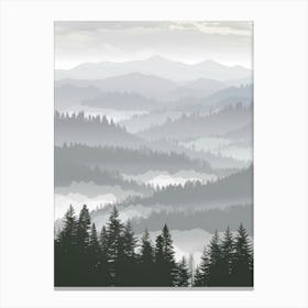 Smoky Mountains 4 Canvas Print