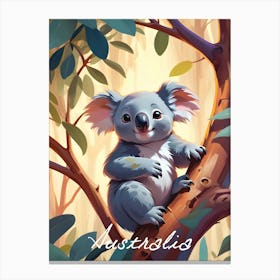 Australia Koala Canvas Print