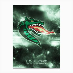 Uab Blazers Canvas Print