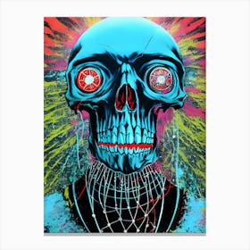 Psychedelic Skull 4 Canvas Print