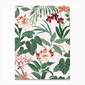 Tropical Flora Canvas Print