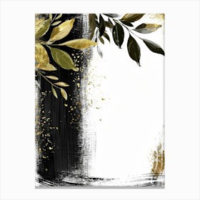 Gold Leaf Canvas Print 5 Canvas Print