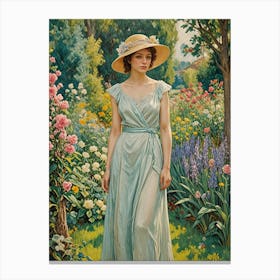 English Garden Canvas Print