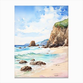 Pfeiffer Beach, Big Sur California Usa 3 Canvas Print