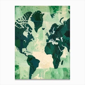 World Map 9 Canvas Print