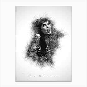 Amy Winehouse Canvas Print