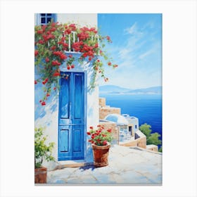 Blue Door 27 Canvas Print