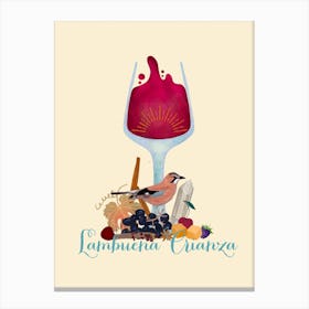 Crianze Wine Canvas Print
