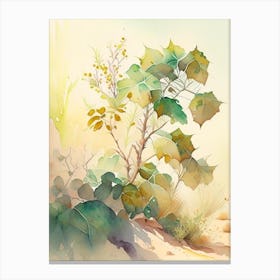 Poison Ivy In Desert Landscape Pop Art 1 Canvas Print