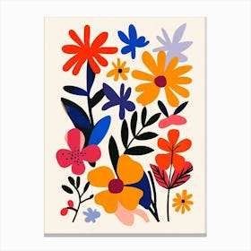 Floral Print Canvas Print