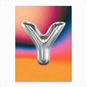 Chrome Y Poster Canvas Print